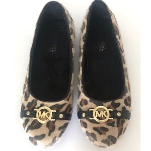 Michael Kors Leopard Flats Girls Size 4